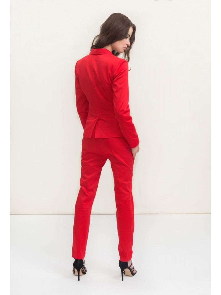 Eleganckie spodnie MS-PE01 (Raudona)