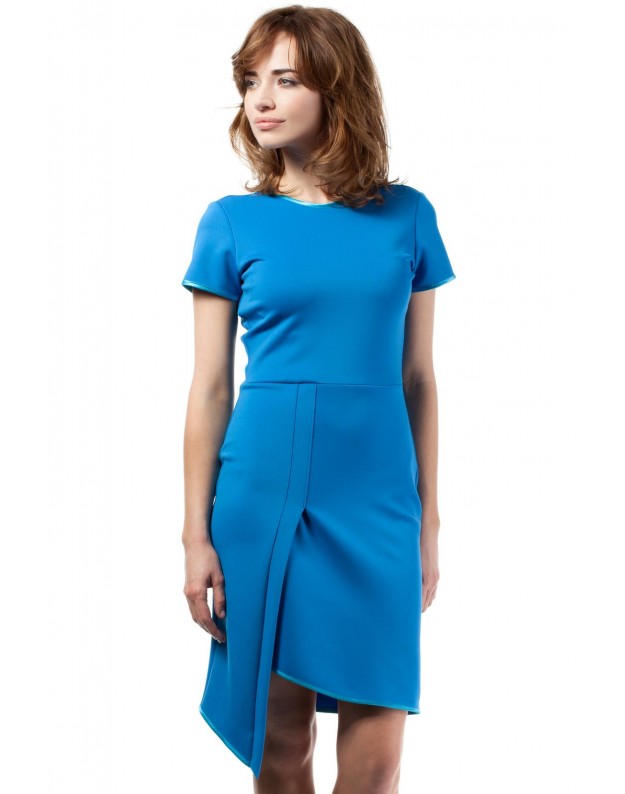 Suknelė su iškirpte nugaroje (Mėlyna)