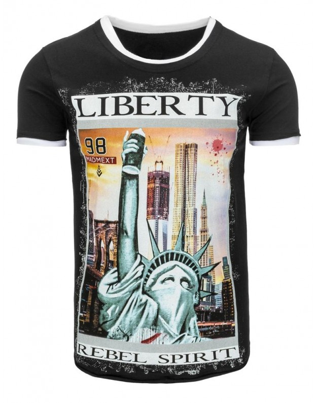 Marškinėliai Liberty (Juodi)