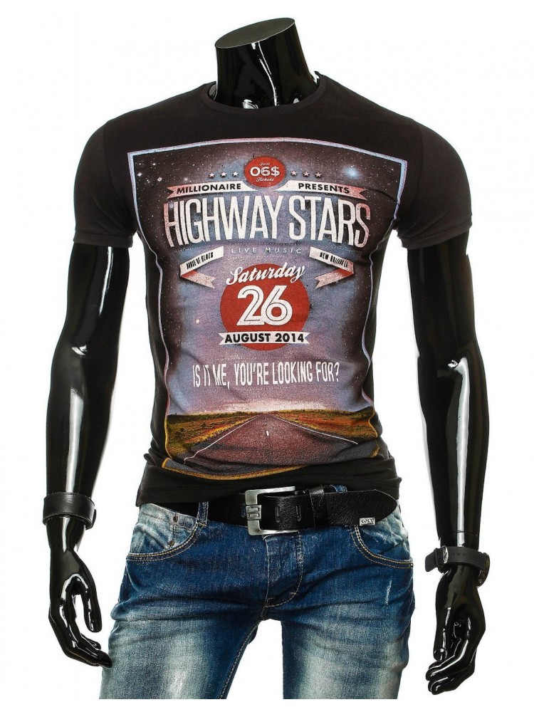 Marškinėliai Highways (Juodi)
