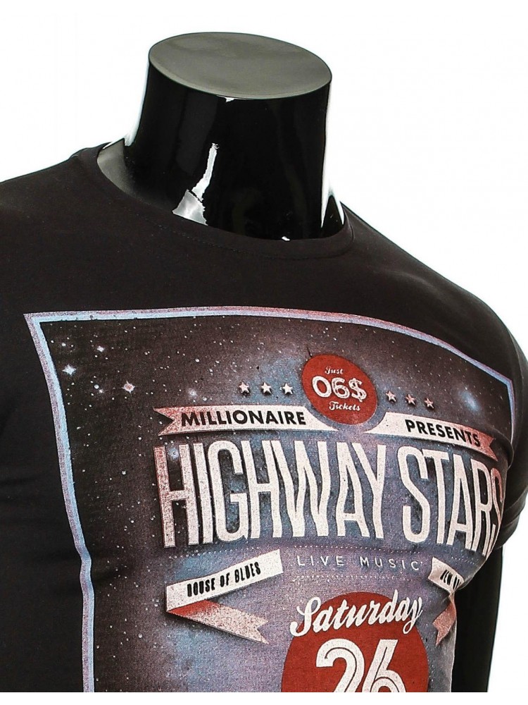 Marškinėliai Highways (Juodi)
