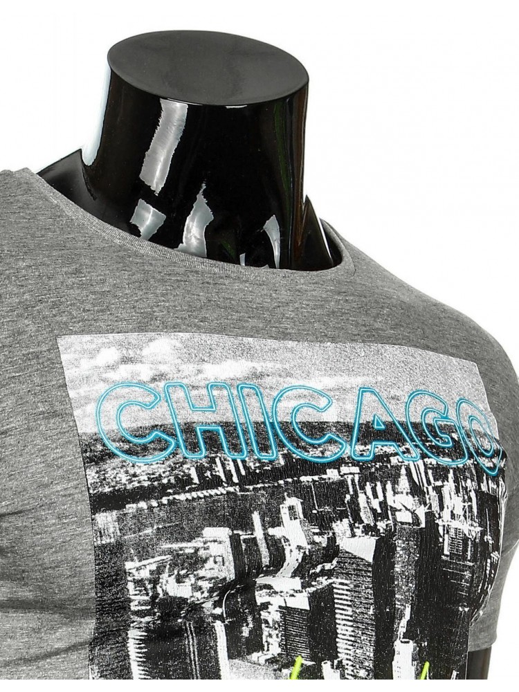 Marškinėliai Chicago (Pilki)