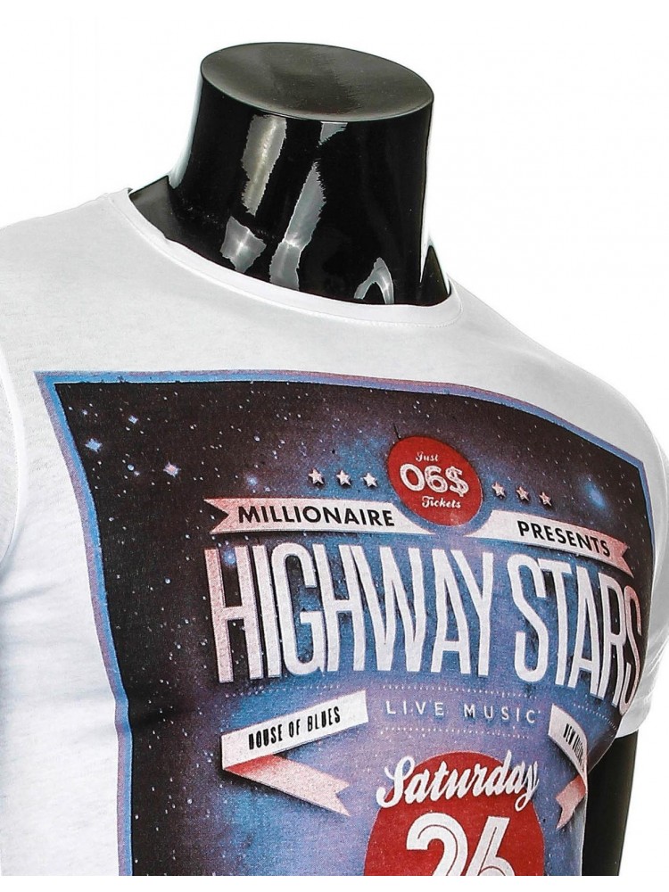 Marškinėliai Highways (Balti)
