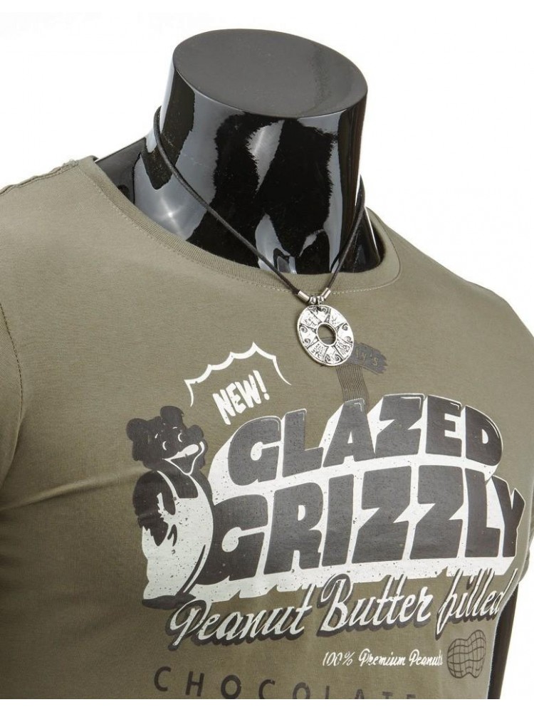 Marškinėliai Grizzly (Chaki)