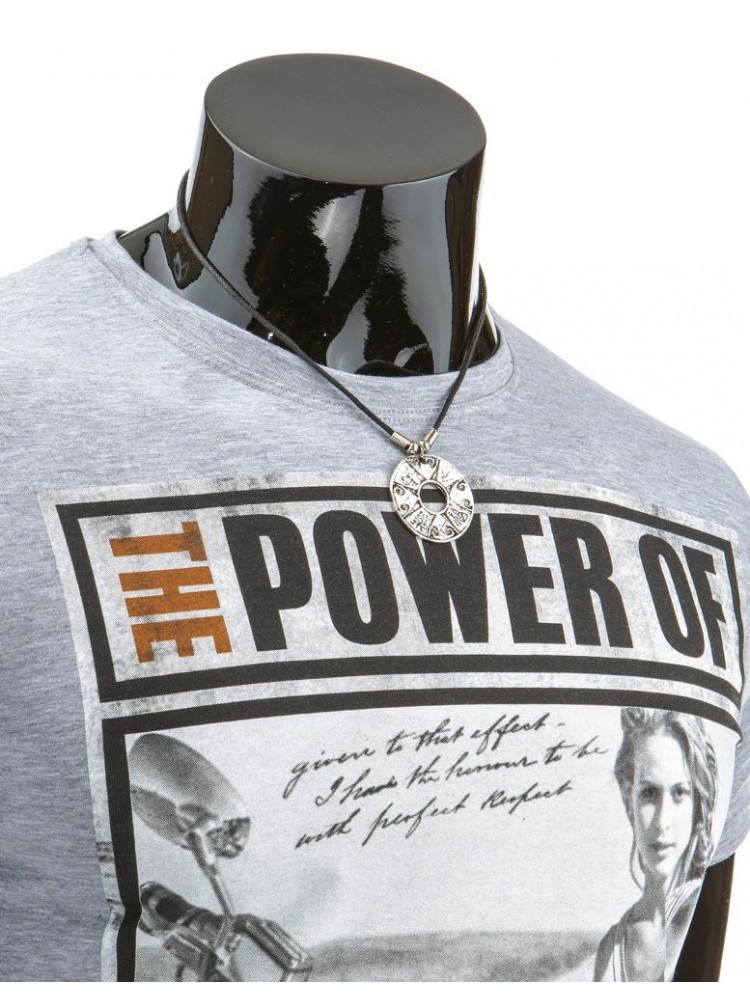Marškinėliai Power (Pilki)