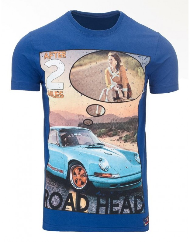 Marškinėliai Road (Mėlyni)