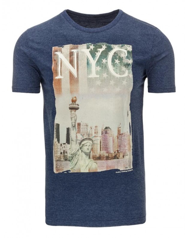 Marškinėliai NYC (Mėlyni)