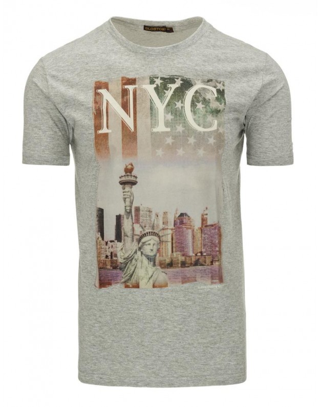 Marškinėliai NYC (Pilki)