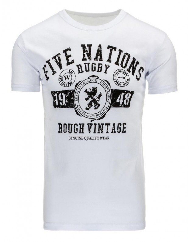 Marškinėliai Rugby (Balti)