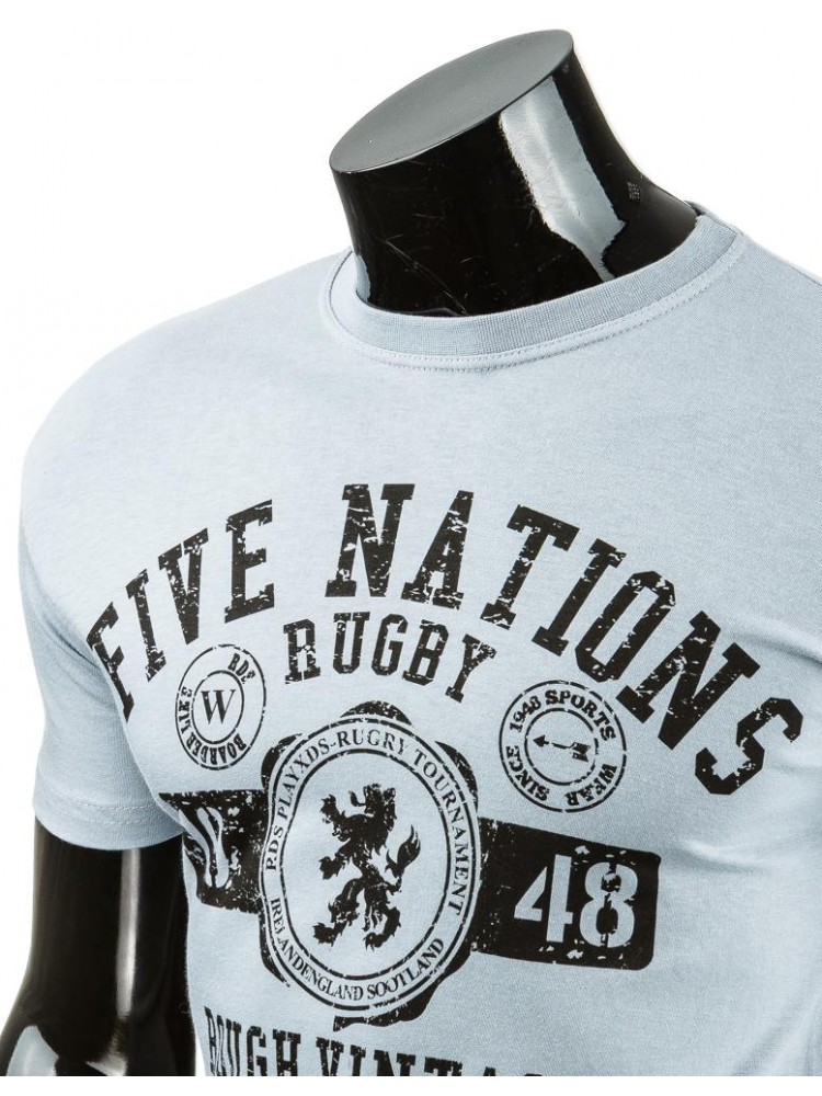 Marškinėliai Rugby (Pilki)
