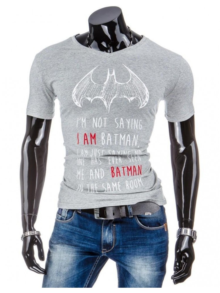 Marškinėliai Batman (Pilki)