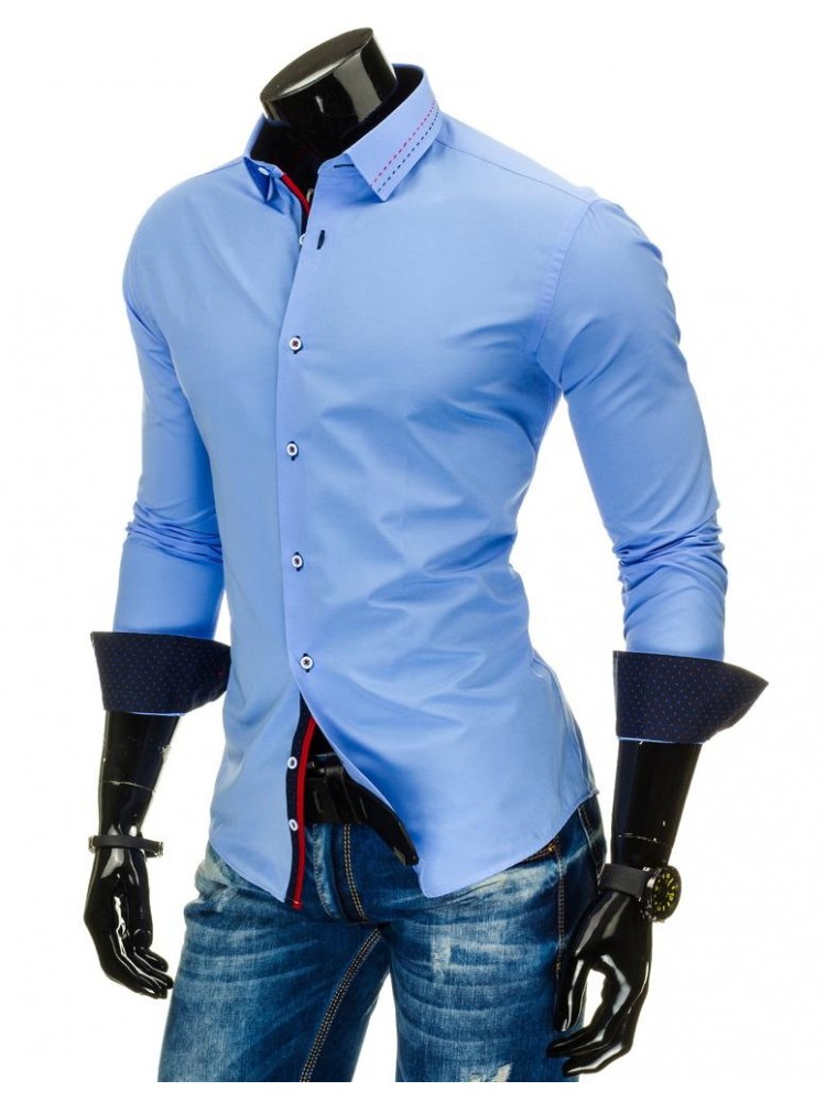 Marškiniai Viktoras (Mėlyni)